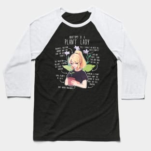 Plant Lady Anatomy Baseball T-Shirt